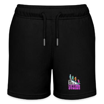 Feminismus Feminist Feministin Frauentag - Kinder Organic Joggingshorts Mini Bolter von Stanley/Stella - Schwarz - Vorne
