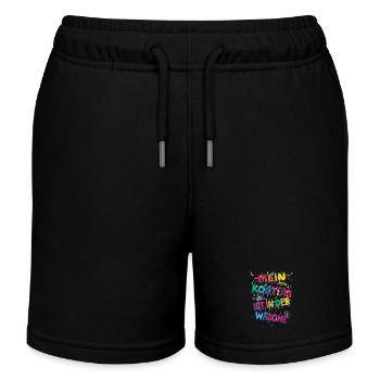 Costume de carnaval Mon costume est à la lavage - Short de jogging enfant bio Stanley/Stella - noir - Devant