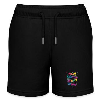 Costume de carnaval Mon costume est à la lavage - Short de jogging enfant bio Stanley/Stella - noir - Devant