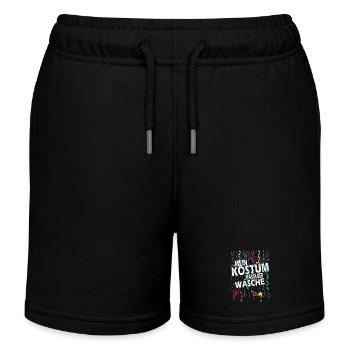 Mein Kostüm war in der Wäsche Karneval Fasching - Kinder Organic Joggingshorts Mini Bolter von Stanley/Stella - Schwarz - Vorne