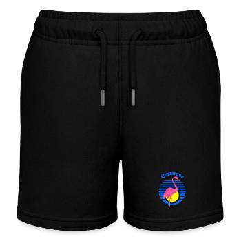 Camargue - Short de jogging enfant bio Stanley/Stella - noir - Devant