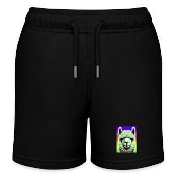 Alpaga - Short de jogging enfant bio Stanley/Stella - noir - Devant