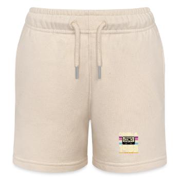 Retro Cassette 1983 Legend - Kids Organic Sweat Shorts by Stanley/Stella - soft Ecru - Front