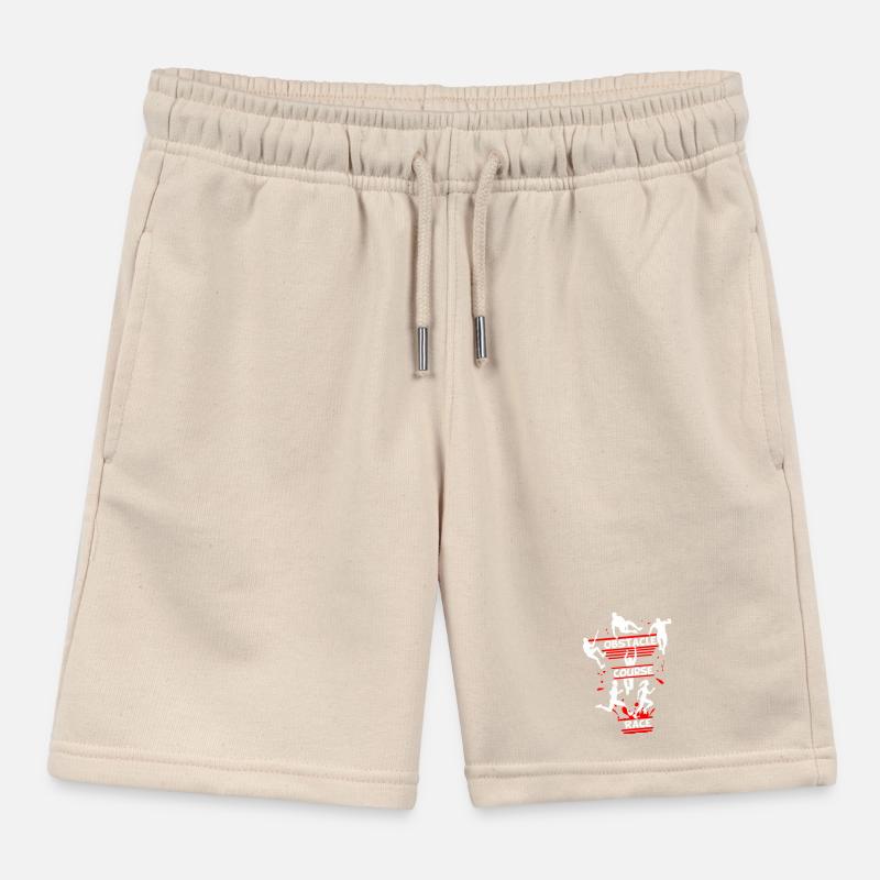 Course d’obstacles – Conception d’obstacles en ligne Short de jogging enfant bio Stanley/Stella