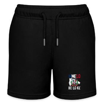 Dominikanische Republik Flagge Dom Rep Stolz - Kinder Organic Joggingshorts Mini Bolter von Stanley/Stella - Schwarz - Vorne