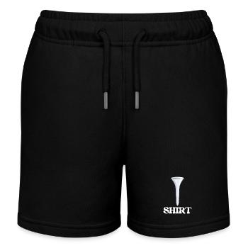 Jeu de mots drôle sur le tee Golfeur Jeu de mots Humour - Short de jogging enfant bio Stanley/Stella - noir - Devant