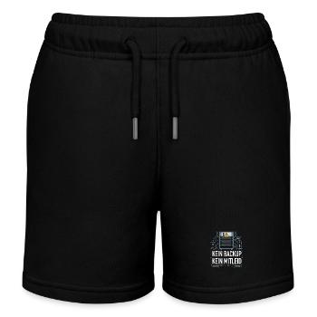 Vintage Kein Backup Kein Mitleid Lustiger Spruch  - Kinder Organic Joggingshorts Mini Bolter von Stanley/Stella - Schwarz - Vorne