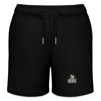 Kein Backup Kein Mitleid IT-Berater Admin - Kinder Organic Joggingshorts Mini Bolter von Stanley/Stella - Schwarz - Vorne
