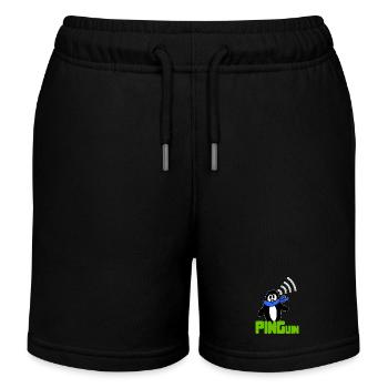 PINGuin Nerd Witz Geek Humor IT - Kinder Organic Joggingshorts Mini Bolter von Stanley/Stella - Schwarz - Vorne
