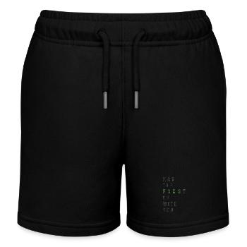 May the Forst be with you - (linksbündig) - Kinder Organic Joggingshorts Mini Bolter von Stanley/Stella - Schwarz - Vorne