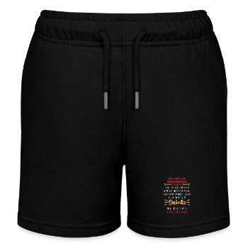 Engineer Student - Kids Organic Sweat Shorts by Stanley/Stella - black - Front