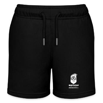 Merry Christmas Santa Claus Gift - Kids Organic Sweat Shorts by Stanley/Stella - black - Front