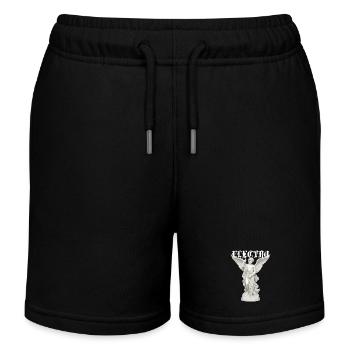 Electro Angel Statue Gothic - Kids Organic Sweat Shorts by Stanley/Stella - black - Front