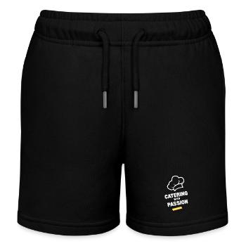 Wear Your Brand - Kids Organic Sweat Shorts by Stanley/Stella - black - Front