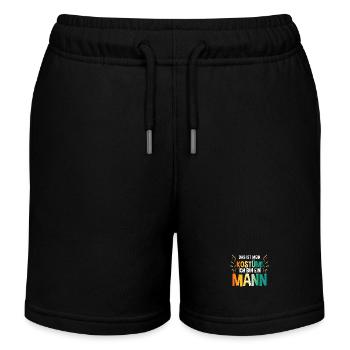 Carnaval de Jecken Carnaval - Short de jogging enfant bio Stanley/Stella - noir - Devant