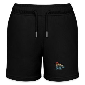 Großmutter Oma - Kinder Organic Joggingshorts Mini Bolter von Stanley/Stella - Schwarz - Vorne