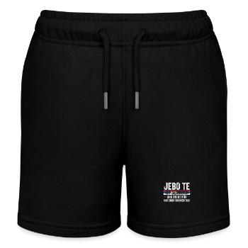 Serbe Serbe Serbie - Short de jogging enfant bio Stanley/Stella - noir - Devant