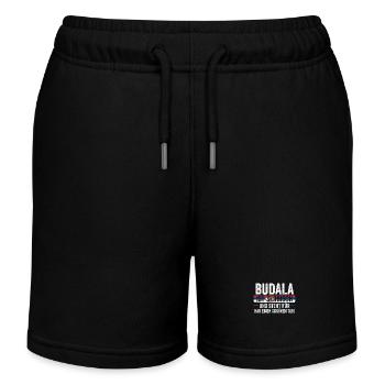Serbe Serbe Serbie - Short de jogging enfant bio Stanley/Stella - noir - Devant