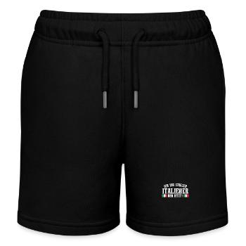 Italiener Italien - Kinder Organic Joggingshorts Mini Bolter von Stanley/Stella - Schwarz - Vorne