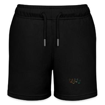 Poules Poule - Short de jogging enfant bio Stanley/Stella - noir - Devant