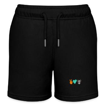 Chèvres - Short de jogging enfant bio Stanley/Stella - noir - Devant
