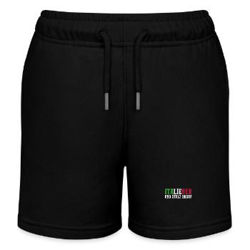 Italiener Italien - Kinder Organic Joggingshorts Mini Bolter von Stanley/Stella - Schwarz - Vorne