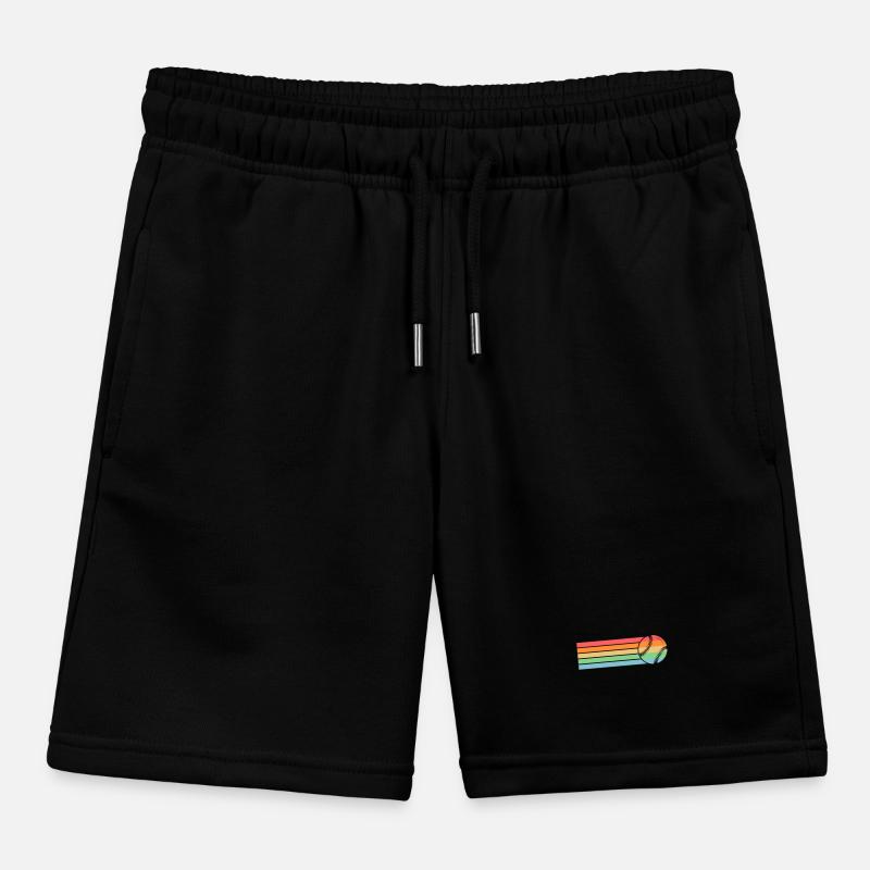Baseball Player Baseball Kids Organic Sweat Shorts by Stanley/Stella