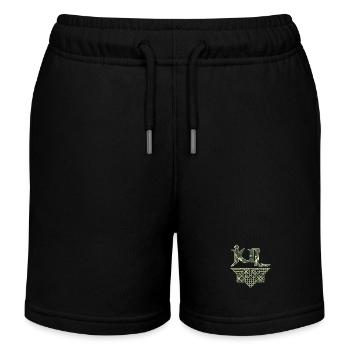 jul e 226 - Kinder Organic Joggingshorts Mini Bolter von Stanley/Stella - Schwarz - Vorne