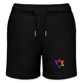 Israel lgbt - Short de jogging enfant bio Stanley/Stella - noir - Devant