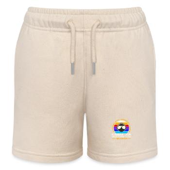 Stufe 48 - Kinder Organic Joggingshorts Mini Bolter von Stanley/Stella - Natur - Vorne