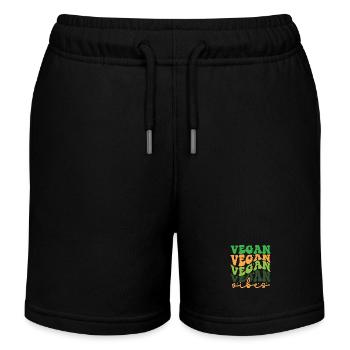 Vegan vibes, veganuary, gesunde Ernährung, vegan - Kinder Organic Joggingshorts Mini Bolter von Stanley/Stella - Schwarz - Vorne