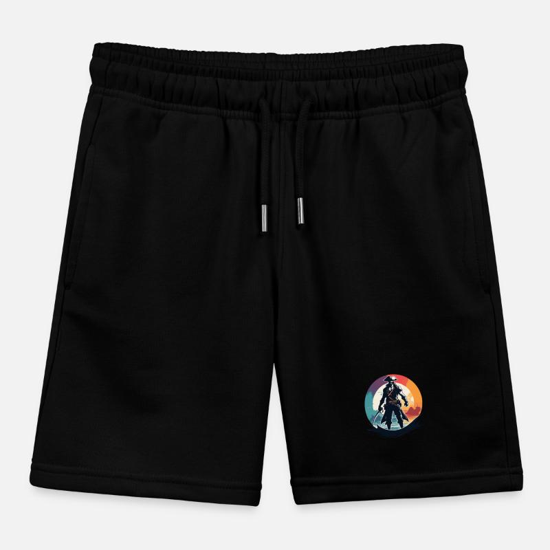 Pirate Captain Kids Organic Sweat Shorts by Stanley/Stella