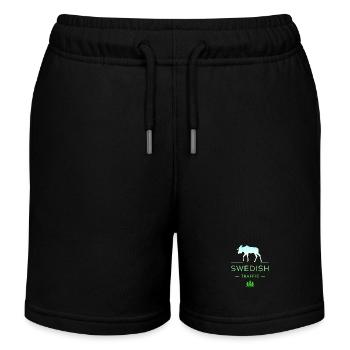 Suède Suède Scandinavie Pays nordiques Viking Europe - Short de jogging enfant bio Stanley/Stella - noir - Devant