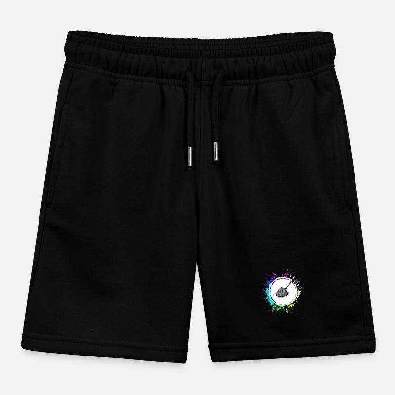 Spaghetti symbol Kids Organic Sweat Shorts by Stanley/Stella