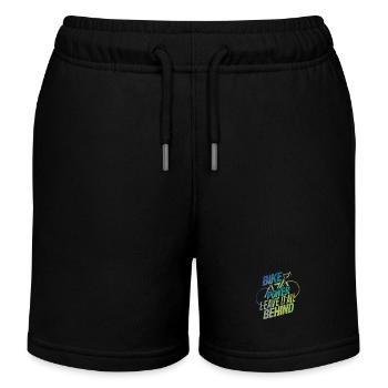 Bike power - leave it all behind - Kids Organic Sweat Shorts by Stanley/Stella - black - Front