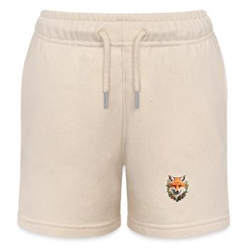 Fuchskopf - Kinder Organic Joggingshorts Mini Bolter von Stanley/Stella - Natur - Vorne