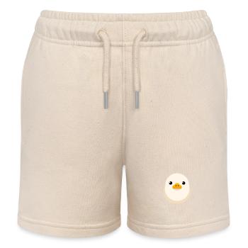Küken Hell Minimal Clipart - Kinder Organic Joggingshorts Mini Bolter von Stanley/Stella - Natur - Vorne