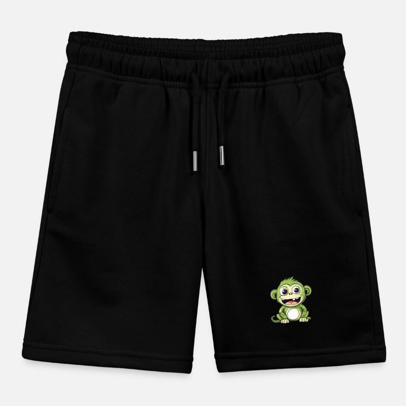 Dwarf the Monkey Kids Organic Sweat Shorts by Stanley/Stella