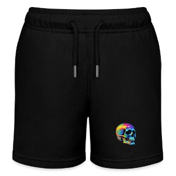 Skull - Kinder Organic Joggingshorts Mini Bolter von Stanley/Stella - Schwarz - Vorne