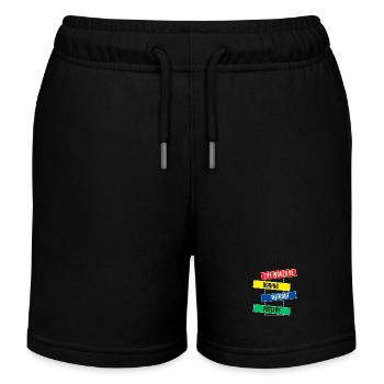 Life Would be Boring Without Pottery - Kids Organic Sweat Shorts by Stanley/Stella - black - Front