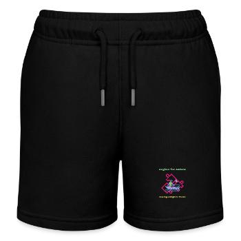 Angler für Autismus sorgen für eine bessere Zukunft - Kinder Organic Joggingshorts Mini Bolter von Stanley/Stella - Schwarz - Vorne