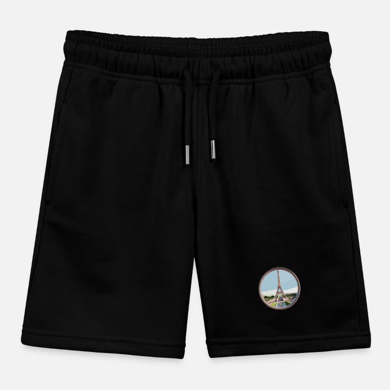Eiffelturm Kinder Organic Joggingshorts Mini Bolter von Stanley/Stella