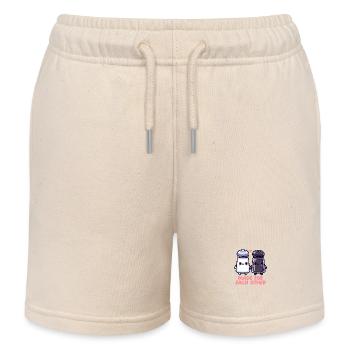 Salz und Pfeffer - Kinder Organic Joggingshorts Mini Bolter von Stanley/Stella - Natur - Vorne