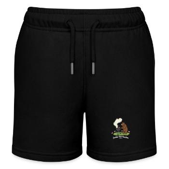 Fort plaisir du barbecue - Short de jogging enfant bio Stanley/Stella - noir - Devant