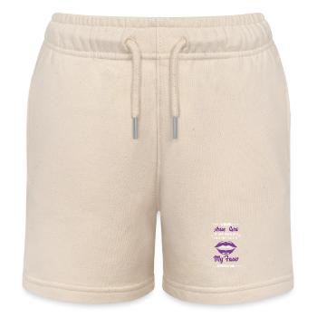 Sternzeichen Widder - Kinder Organic Joggingshorts Mini Bolter von Stanley/Stella - Natur - Vorne