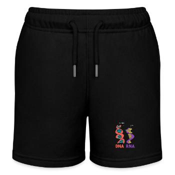 Botaniker - Kinder Organic Joggingshorts Mini Bolter von Stanley/Stella - Schwarz - Vorne