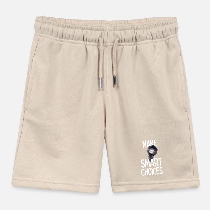 Emmanuel don't do it! Emu witziger viraler Hit Kinder Organic Joggingshorts Mini Bolter von Stanley/Stella