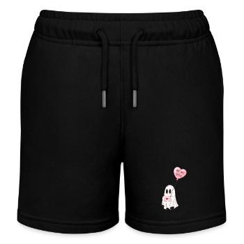 be my boo - Geschenkidee zum Valentinstag - Kinder Organic Joggingshorts Mini Bolter von Stanley/Stella - Schwarz - Vorne
