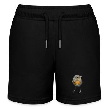 Oiseau - Short de jogging enfant bio Stanley/Stella - noir - Devant