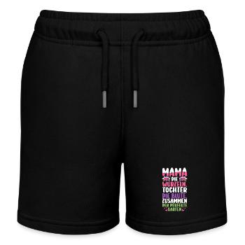 Mom Mother's Day Mom - Kids Organic Sweat Shorts by Stanley/Stella - black - Front